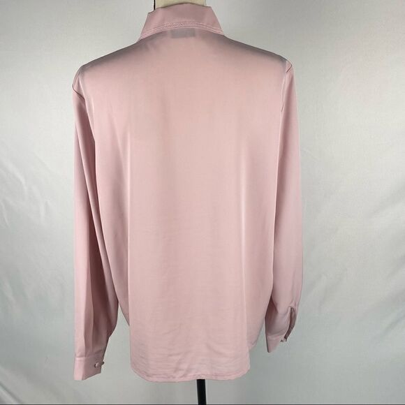 Vintage Apparenza Long Sleeve Button Down Blouse with Embroidery - Picture 4 of 4